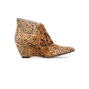 Matisse Leopard Wedge Bootie